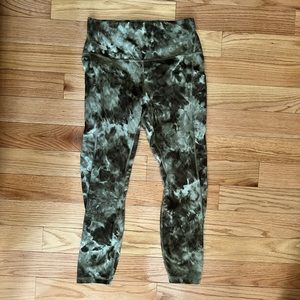 Lululemon Align High-Rise Pant with Pockets 25”. Size 10.  Green/sage/olive